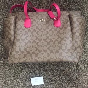 AUTHENTIC coach diaper